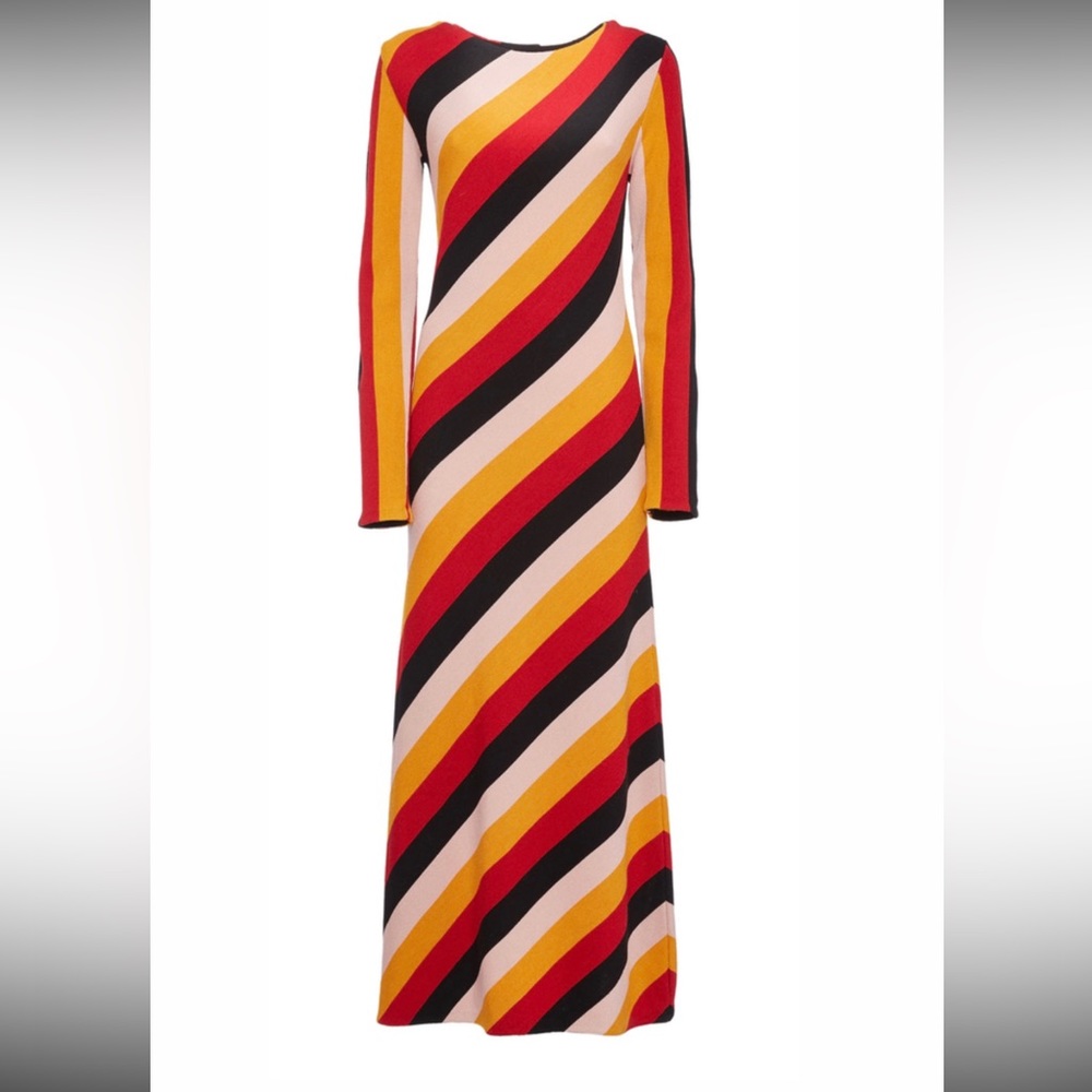 La Double J Knit Swing Maxi Dress - Size S